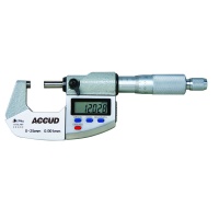 ACCUD Digital Outside Micrometer Ip65 With Calibration Cert 0-25mm 0.001mm Photo