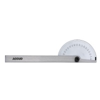 ACCUD Protractor 85x150mm 0-180 Degrees Photo