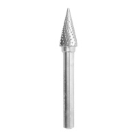 ALPEN Tc Rotary Burr 10mm Conical Pointed Nose For Hard Metals Photo