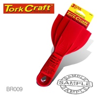 Tork Craft Putty Knife Plastic 3 Piece Set 38 76 & 100mm 1.5"/3"/4" Photo