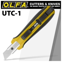 OLFA Utility Knife With Solid Blade Non Slip Grip Heavy Duty Photo