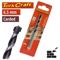 Tork Craft Drill Bit Masonry/Concrete 6.5mm 1/Card Photo