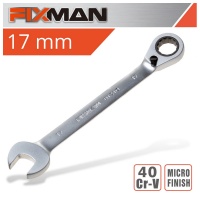 FIXMAN Reversible Combination Ratcheting Wrench 17mm Photo