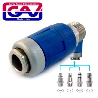 GAV Safety Quick Coupler 1/2 M Packaged Photo
