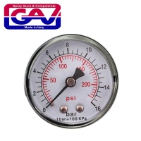 GAV Pressure Gauge 1/4"Rear 50mm D5014r16 Photo