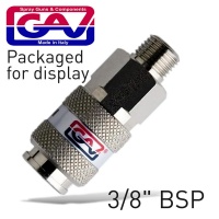 GAV Universal Quick Coupler 3/8 M Packaged Photo