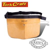 Tork Craft Double Pocket Leather Nail Bag Photo