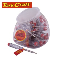 Tork Craft Electric Tester Screwdriver 30 piecess Per Candy Jar Photo