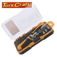 Tork Craft Screwdriver Ratchet Set 41 pieces Photo