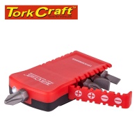 Tork Craft Portable 4-in-1 Screwdriver Set PH/SL With LED;Belt Clip Key Ring Photo