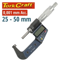 Tork Craft Micrometer 25-50mm Digital Photo