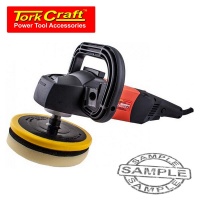 Tork Craft Polisher 1700w C/W 7" Hook & Loop M14 Backing Pad & 180mm Foam Pad Photo
