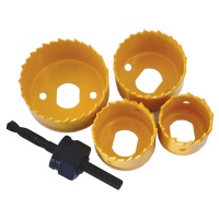 Tork Craft Hole Saw Set 5 piecese Carbon Steel Photo