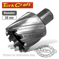 Tork Craft Annular Hole Cutter HSS 26 X 30mm Broach Slugger Bit Photo