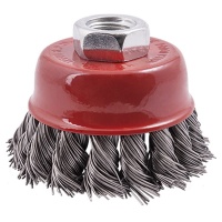 Tork Craft Wire Cup Brush 65 X M14 Knotted Stainless Steel Tcw Photo