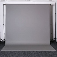 Romen Paper 2.72x10m Backdrop. Neutral Grey. Photo