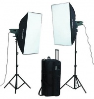 Photon Soft-Box "V" Mobile 3x light Soft-box Photo