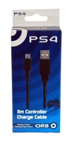 ORB PS4 3m USB to USB Mini Charging 3M Cable Photo