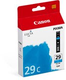 Canon PGI-29 - Cyan Single Ink Cartridges - Standard Photo