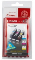 Canon CLI-521 - Multipack Inkjet Multipacks Photo
