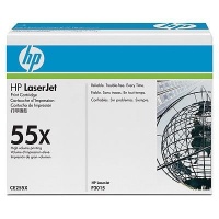 HP # 55X LaserJet P3015 Black Print Cartridge Photo