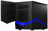 BitFenix Chassis Colossus Mini-ITX Black All Black with Blue/Green/Red No Power Supply Unit Photo