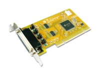Sunix 2-port RS-232 High Speed Universal PCI Low Profile Serial Board with Power Output Photo