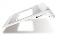 Choiix C-HL01-WS Air-Through with USB Hub White Silver 17" notebook cooler Photo