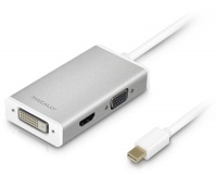 Macally 3-in-1 DVI HDMI VGA Mini Display Port Adapter with Ultra HD Support Photo
