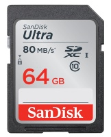 Sandisk Ultra SDHC Class 10 UHS-I - 64GB Photo