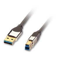 Lindy 1m USB3.0 A M to B M Cromo Cable Photo