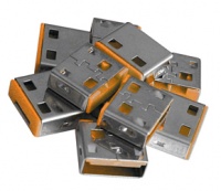 Lindy USB Port Block-10x - No Key - Orange Photo
