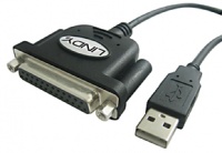 Lindy USB to Parallel dB25 Female Adapter Photo
