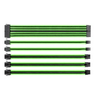 Thermaltake TtMod ATX Sleeve Cable Pack â€“ Green/Black Photo