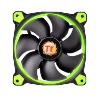 Thermaltake Tt eSports Riing 14 High Static LED Fan - Green Photo