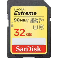 Sandisk Extreme SDHC Card 32GB 90mb/S V30 UHS-I U3 Photo