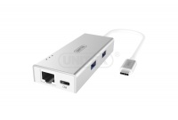 Unitek USB3 Type-C/ 2-Port USB3.0/ Gigabit LAN Hub Photo