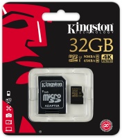 Kingston Technology - Gold Series 32GB microSD UHS-I Speed Class 3 Memory Card Photo