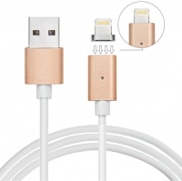 Tuff Luv Tuff-Luv Magnetic 8 Pin Lightning and Micro USB to USB Cable - Gold Photo