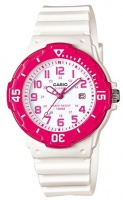 Casio Standard Collection LRW-200H Analog Watch - White and Pink Photo