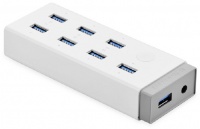 Ugreen 7-Port USB 3.0 Hub with 12v 4A Power Adapter - White Photo