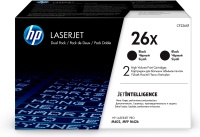 HP - 26X Dual Pack Black Toner-2 X 9000 Pages Photo