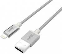 Unitek 1m USB to Lightning USB Cable - Silver Photo