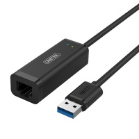 Unitek USB 3.0 Gigabit Ethernet Converter - Black Photo