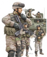 Trumpeter 1:35 - Modern US Army Armour Crew/Infantry Set Photo