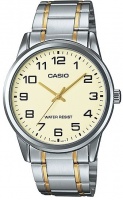 Casio Standard Collection WR Analog Watch - Gold and Silver Photo