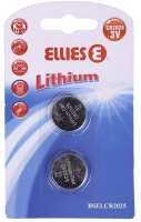 Ellies Cr2025 Lithium Coin 2-Pack 25/Box Photo