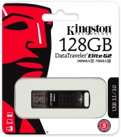 Kingston Technology DataTraveler Elite G2 64GB USB 3.0 Type-A USB Flash Drive - Black Photo