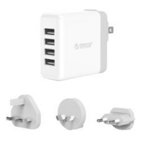 Orico Universal Travel Wall Charger White Photo