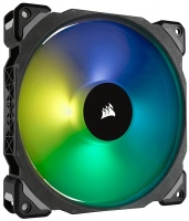 Corsair - ML140 PRO 140mm Magnetic Levitation Chassis Cooling Fan RGB LED Double Pack Photo
